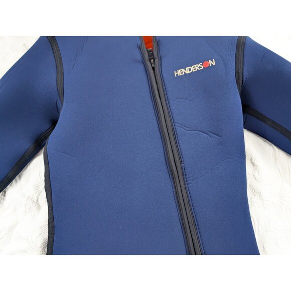 vtg. Henderson Aquatics women’s medium Shorty Long sleeve Wetsuit zipper up - Picture 3 of 16